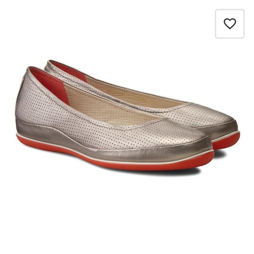 NIB Ecco Moon Rock Dlite Flats